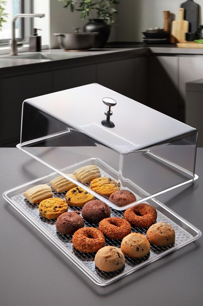 Platou servire desert, Hermia, 639OKK1129, Transparent - imagine 4